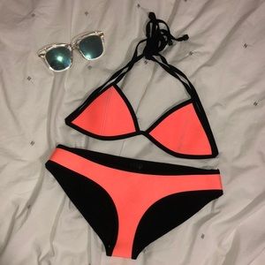 Triangl original swimsuit - neon orange